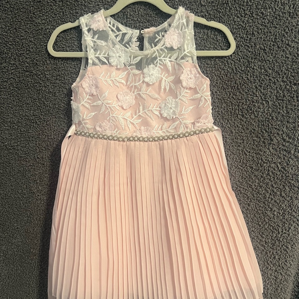 Girls pink dress